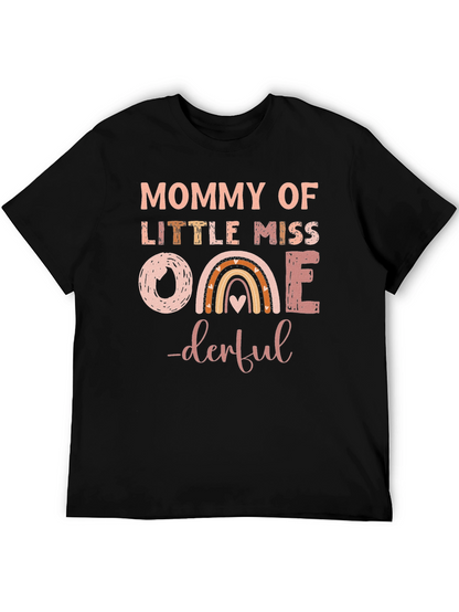 Camiseta Mommy of Little Miss One-derful