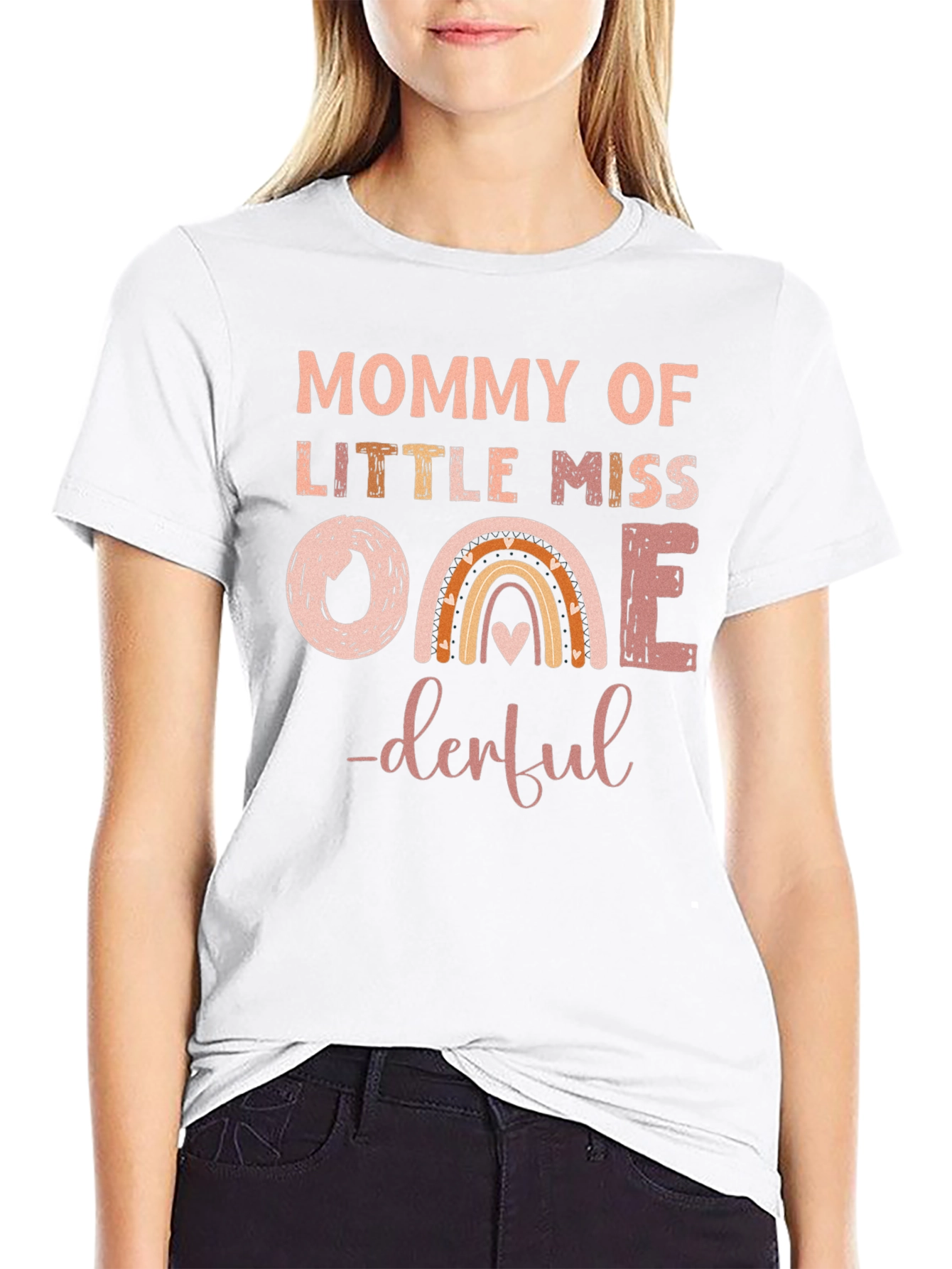 Camiseta Mommy of Little Miss One-derful