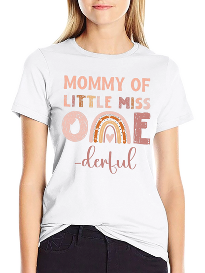 Camiseta Mommy of Little Miss One-derful