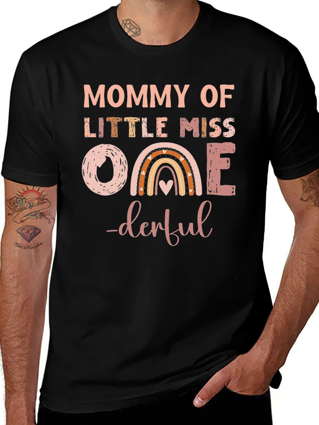 Camiseta Mommy of Little Miss One-derful