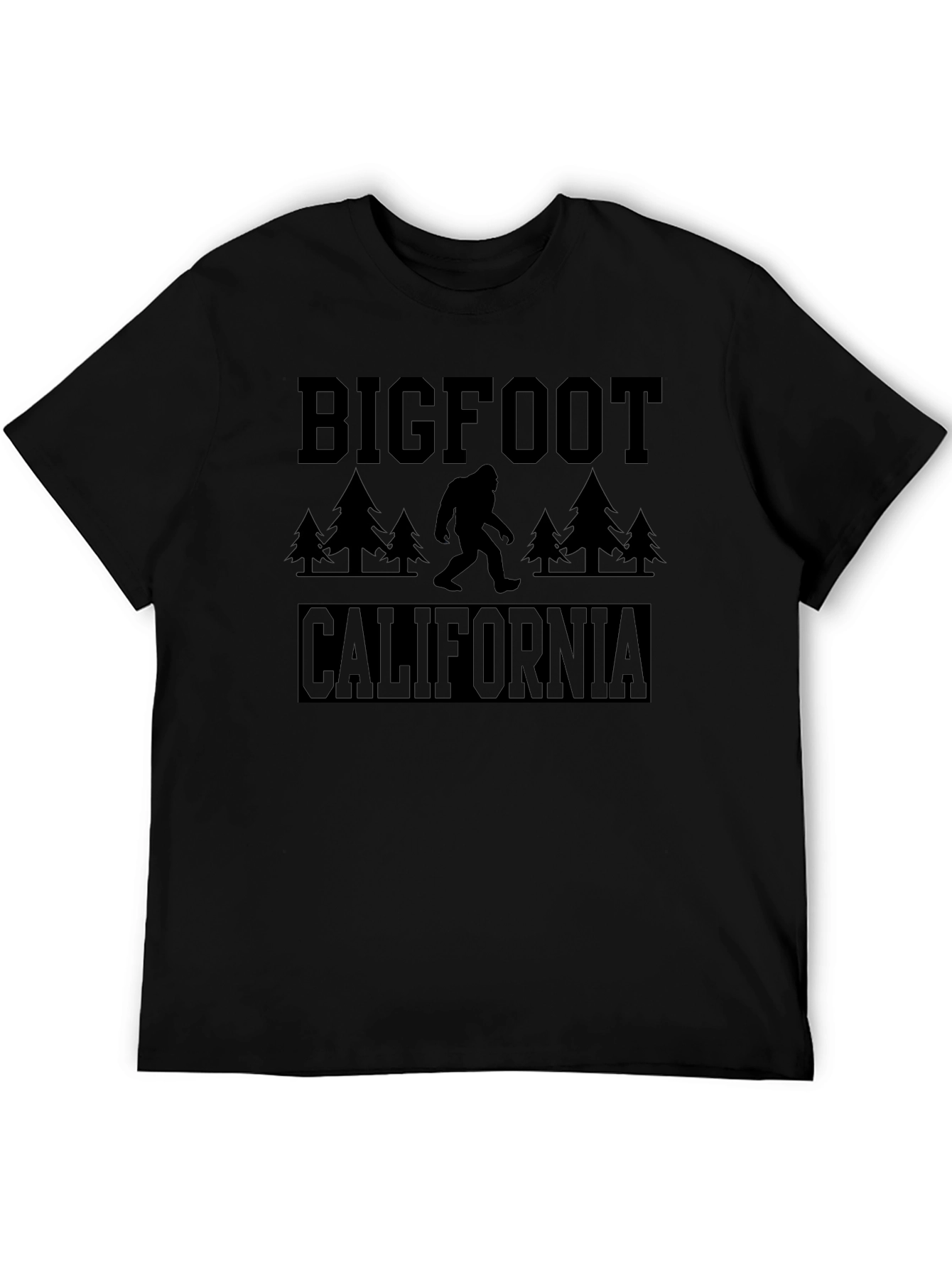 Camiseta Bigfoot California Negra Hombre