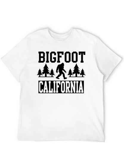 Camiseta Bigfoot California Negra Hombre