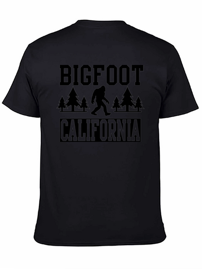 Camiseta Bigfoot California Negra Hombre
