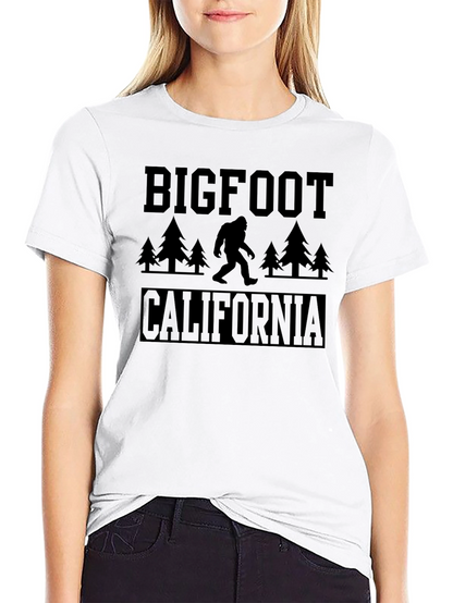 Camiseta Bigfoot California Negra Hombre
