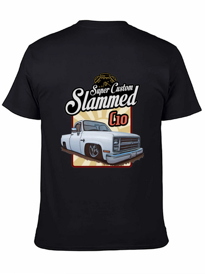 Camiseta Negra C10 Slammed Super Custom