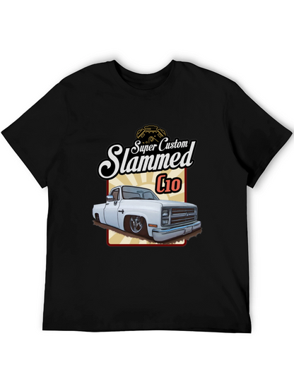 Camiseta Negra C10 Slammed Super Custom