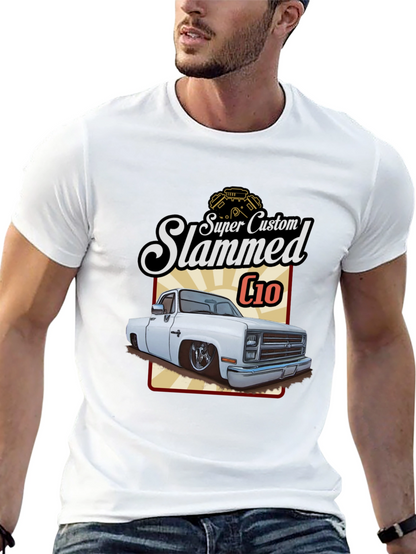 Camiseta Negra C10 Slammed Super Custom