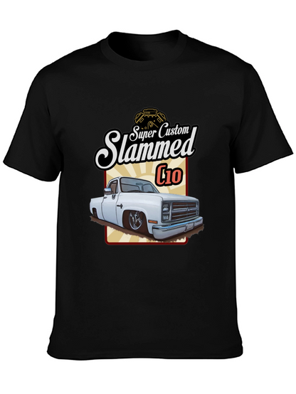 Camiseta Negra C10 Slammed Super Custom