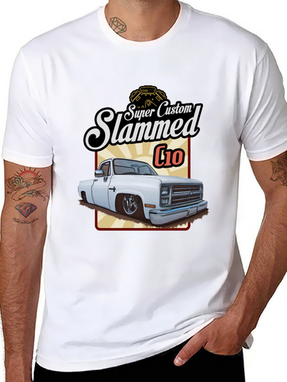Camiseta Negra C10 Slammed Super Custom