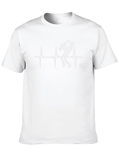Camiseta Negra Saxofón Pulso Vital