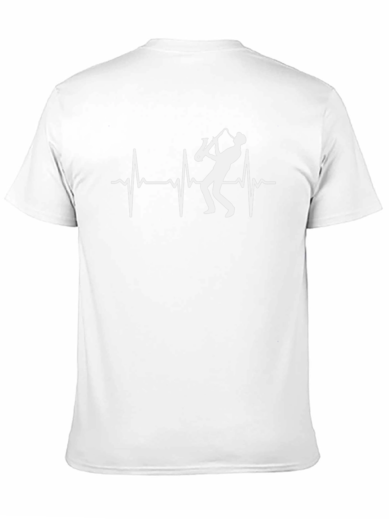 Camiseta Negra Saxofón Pulso Vital