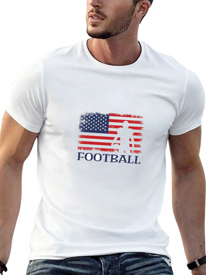 Camiseta Fútbol Bandera USA Hombre