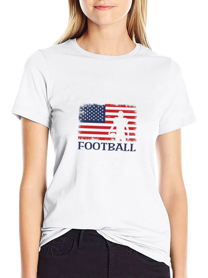 Camiseta Fútbol Bandera USA Hombre