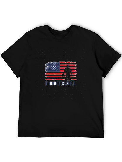 Camiseta Fútbol Bandera USA Hombre