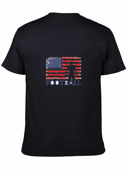 Camiseta Fútbol Bandera USA Hombre