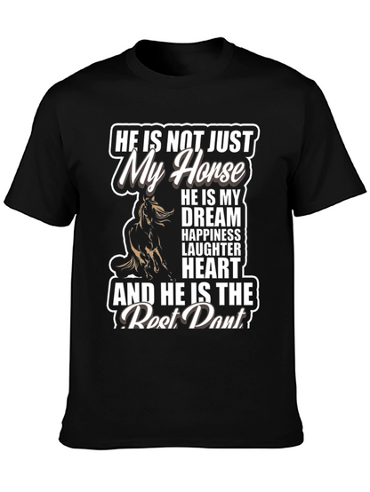 Camiseta Negra Mi Caballo