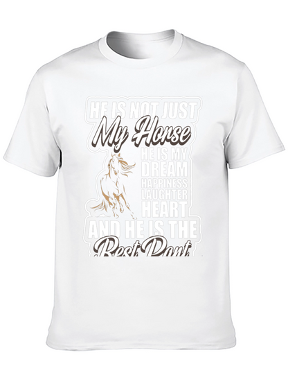 Camiseta Negra Mi Caballo