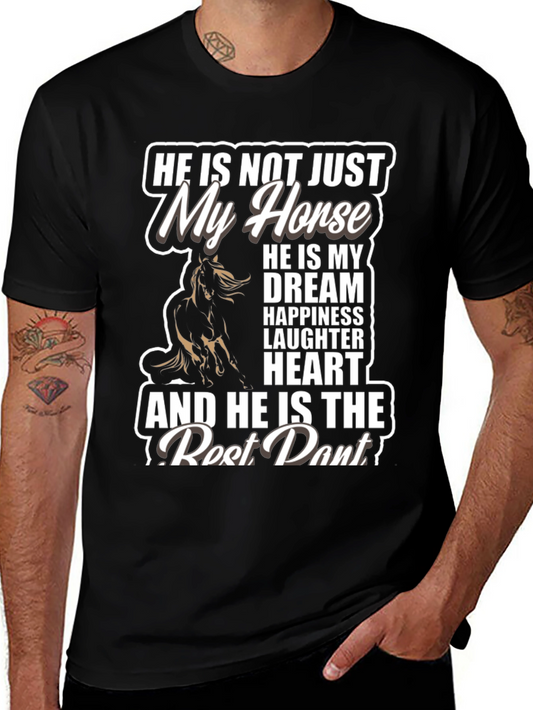 Camiseta Negra Mi Caballo