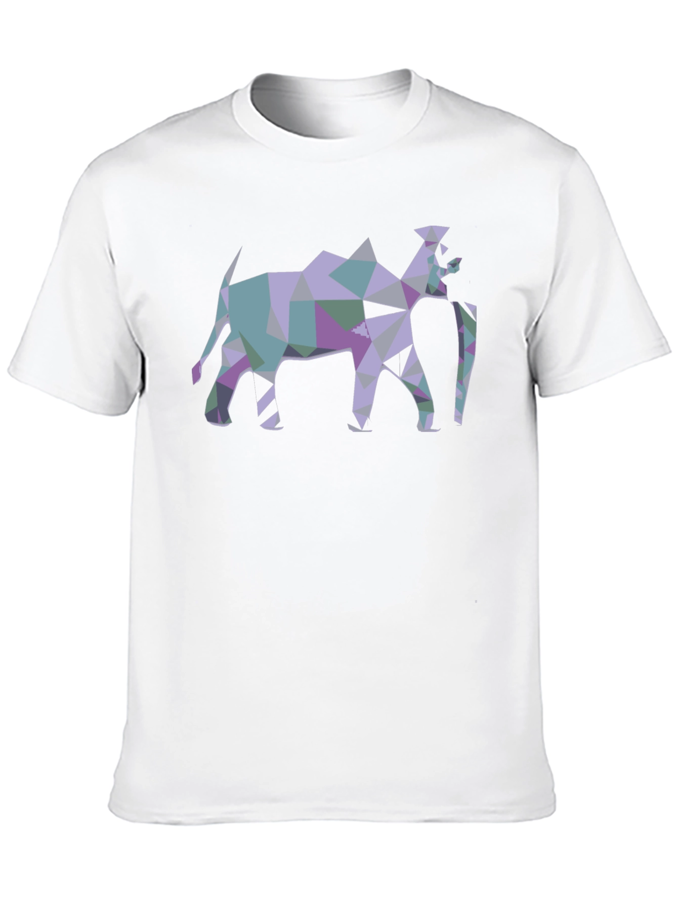 Camiseta Negra con Diseño Abstracto de Camello