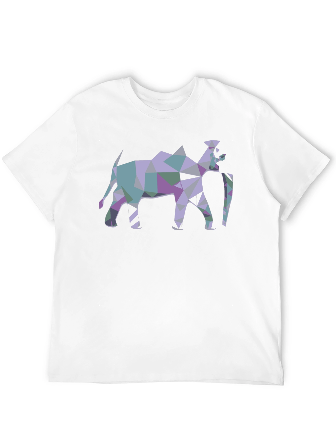 Camiseta Negra con Diseño Abstracto de Camello
