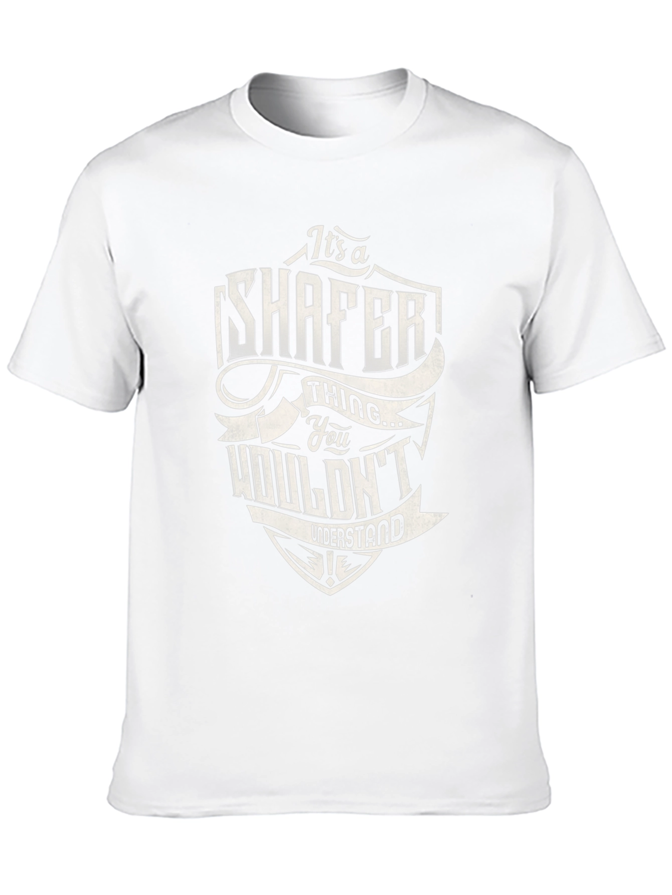 Camiseta Negra Shafer Thing You Wouldnt Understand
