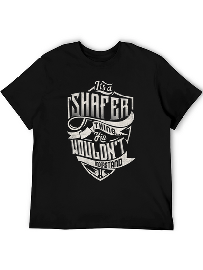 Camiseta Negra Shafer Thing You Wouldnt Understand
