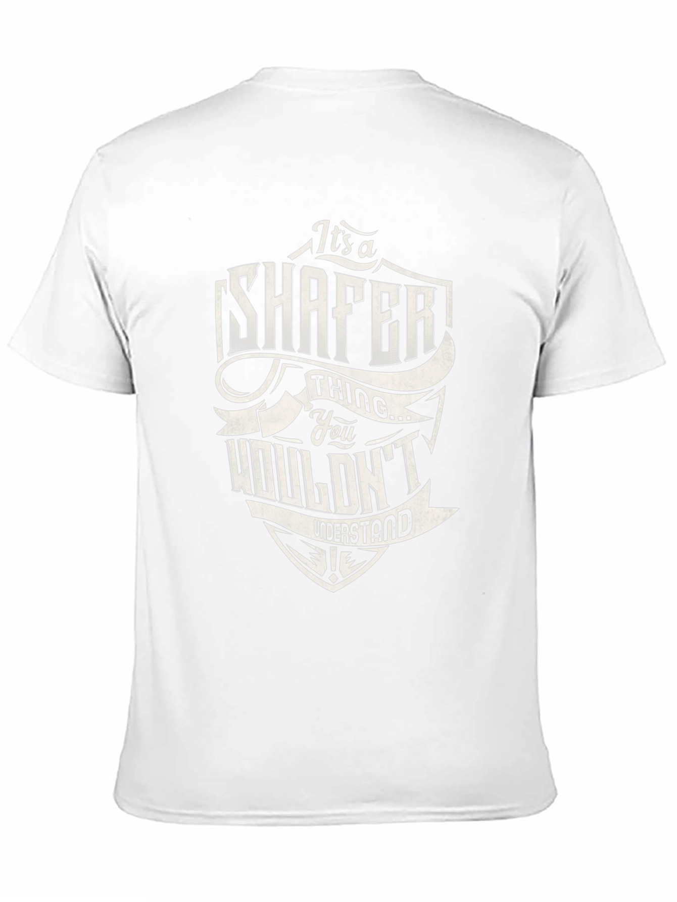 Camiseta Negra Shafer Thing You Wouldnt Understand
