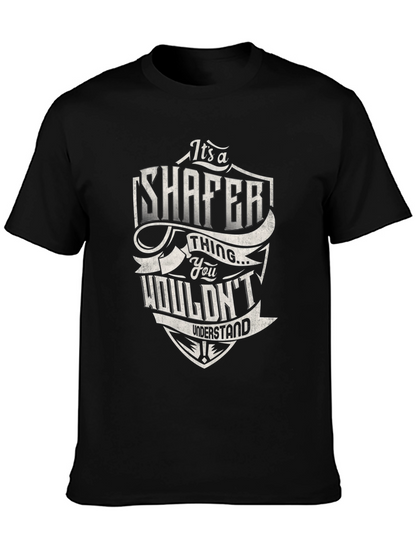 Camiseta Negra Shafer Thing You Wouldnt Understand