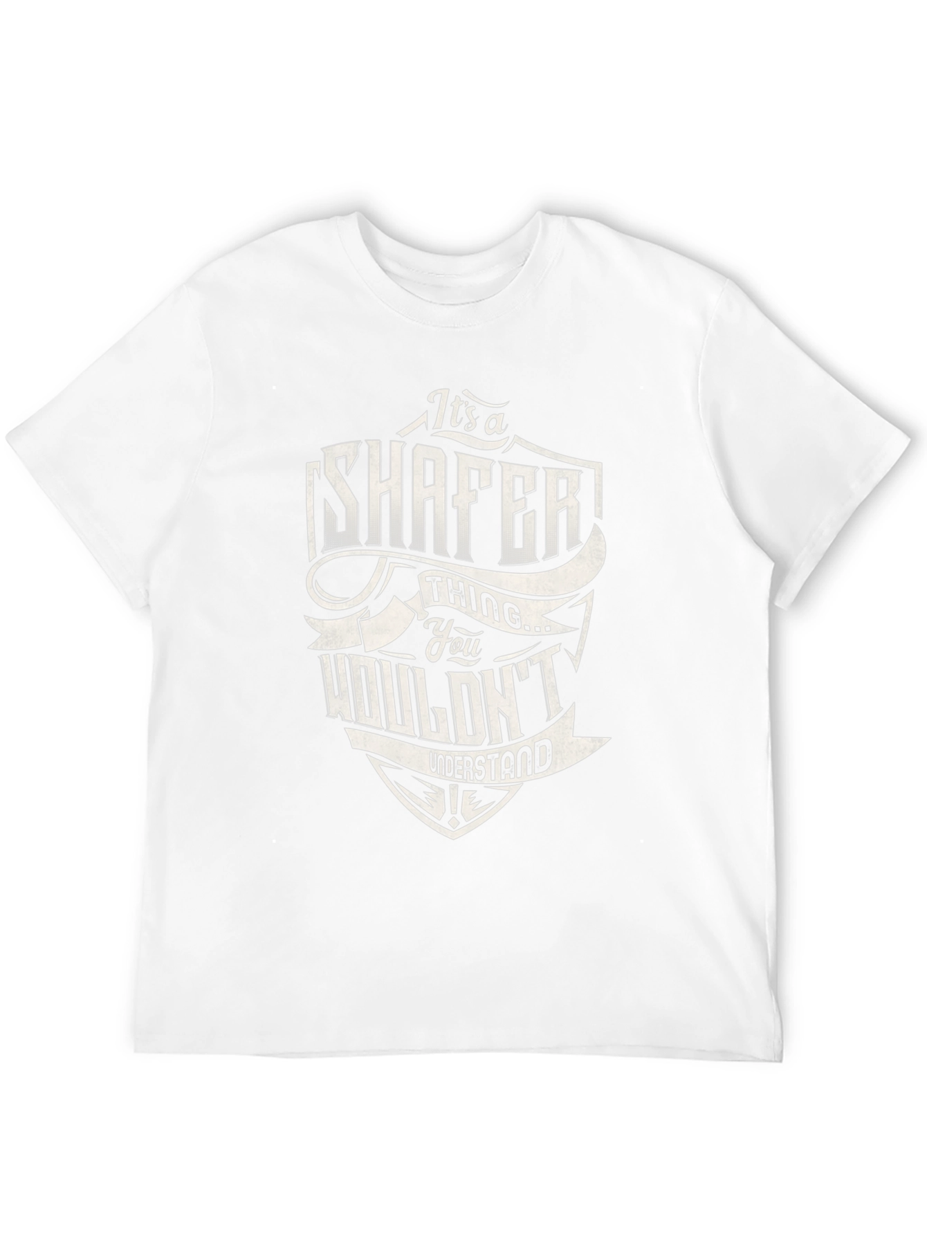 Camiseta Negra Shafer Thing You Wouldnt Understand