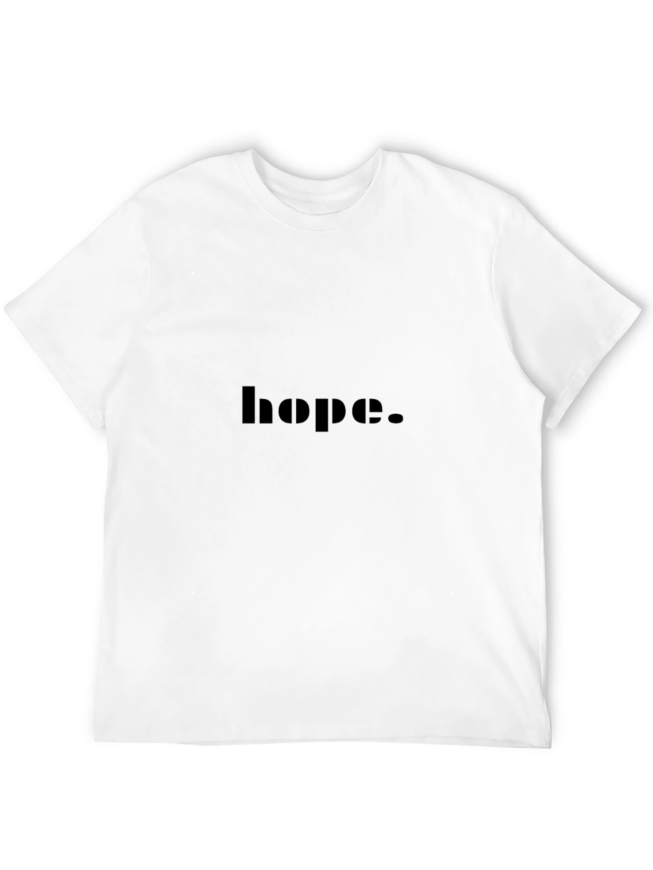 Camiseta Negra Hope - Estilo Casual