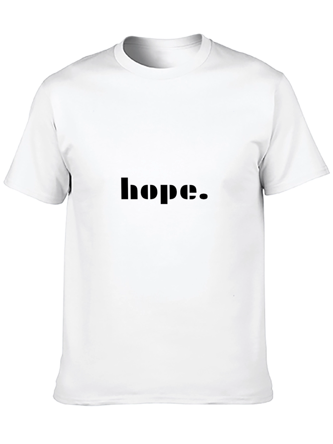 Camiseta Negra Hope - Estilo Casual