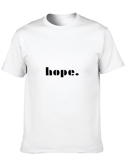 Camiseta Negra Hope - Estilo Casual