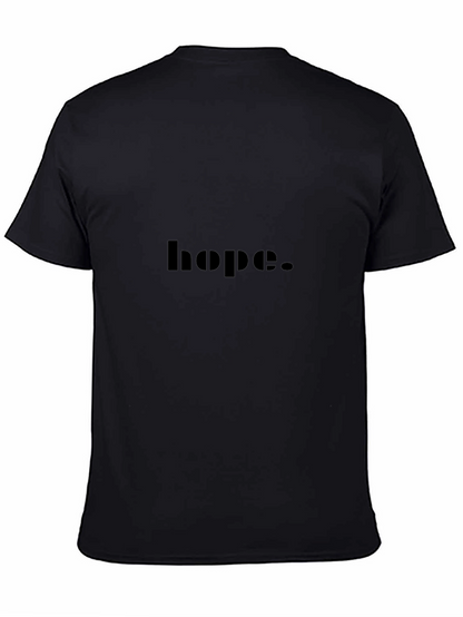 Camiseta Negra Hope - Estilo Casual