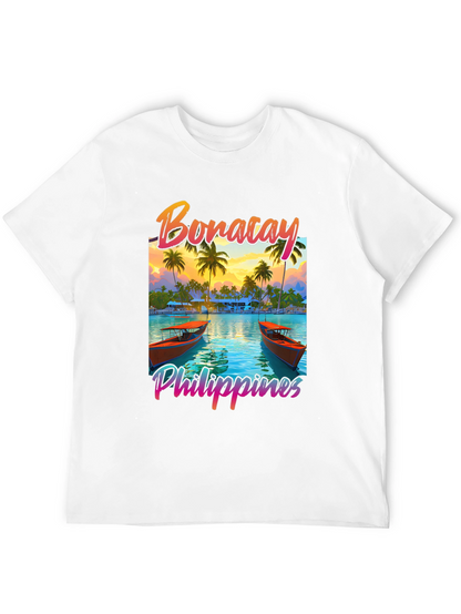 Camiseta Negra Boracay Filipinas