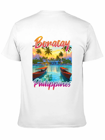 Camiseta Negra Boracay Filipinas