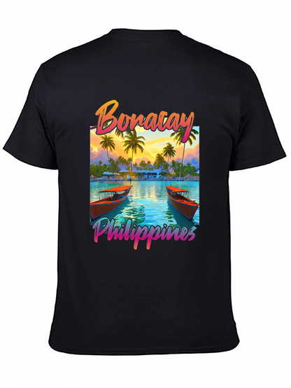 Camiseta Negra Boracay Filipinas
