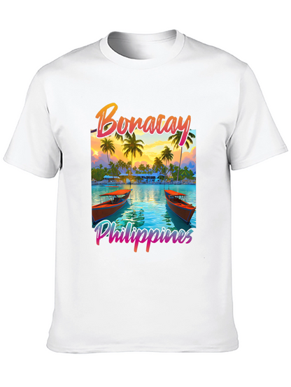 Camiseta Negra Boracay Filipinas