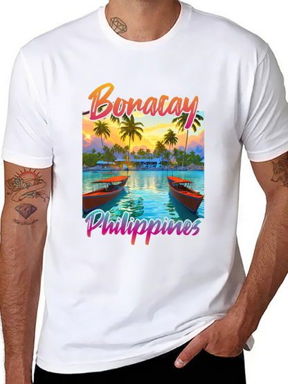 Camiseta Negra Boracay Filipinas