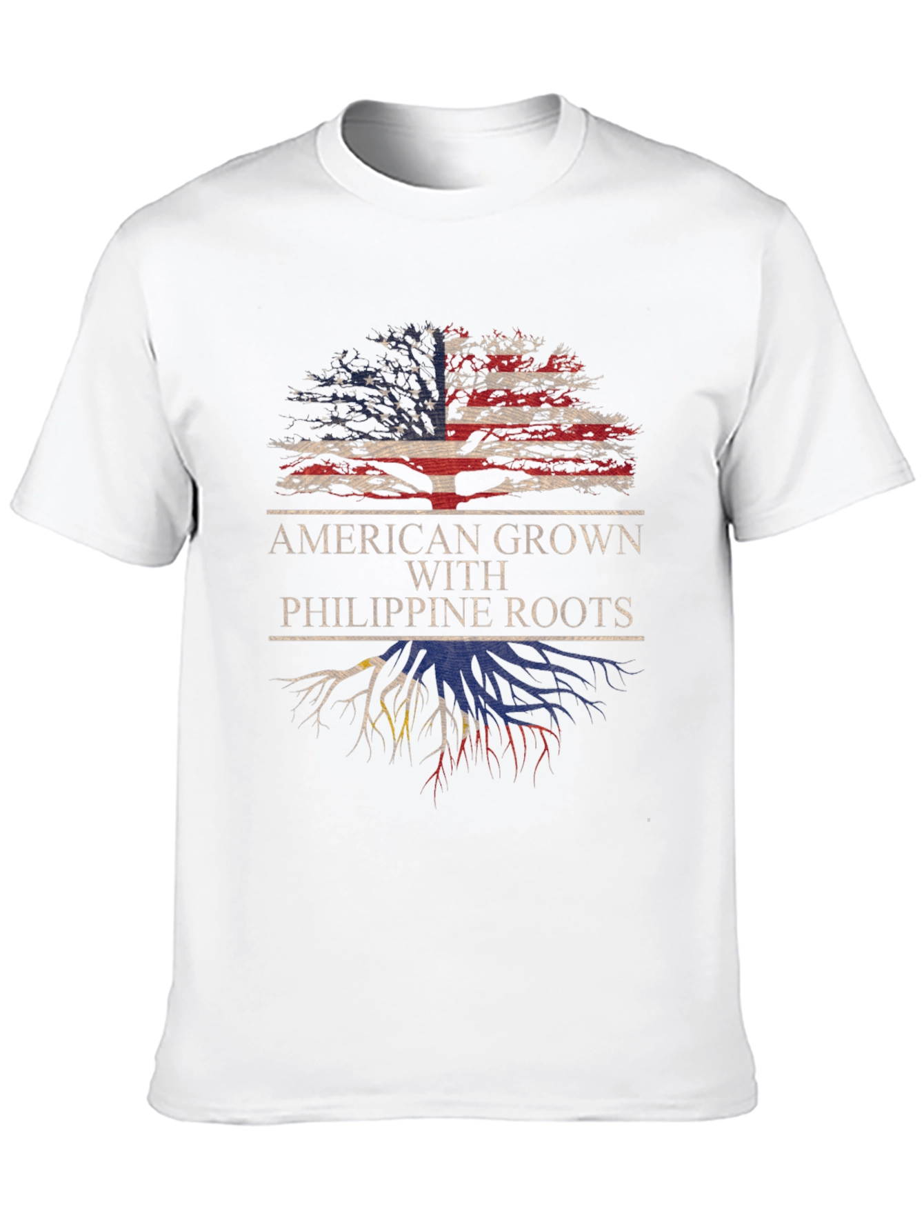 Camiseta American Grown With Philippine Roots