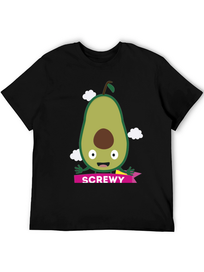 Camiseta Negra con Aguacate SCREWY