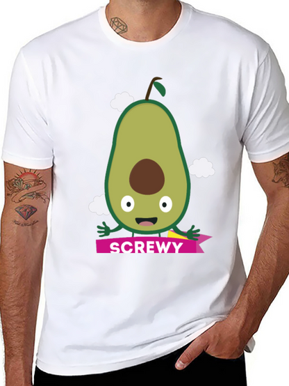 Camiseta Negra con Aguacate SCREWY