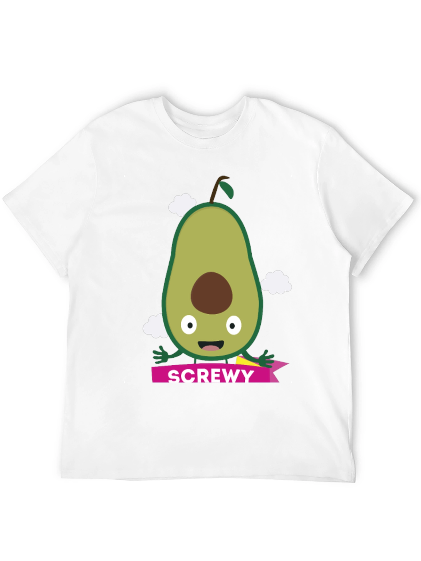 Camiseta Negra con Aguacate SCREWY
