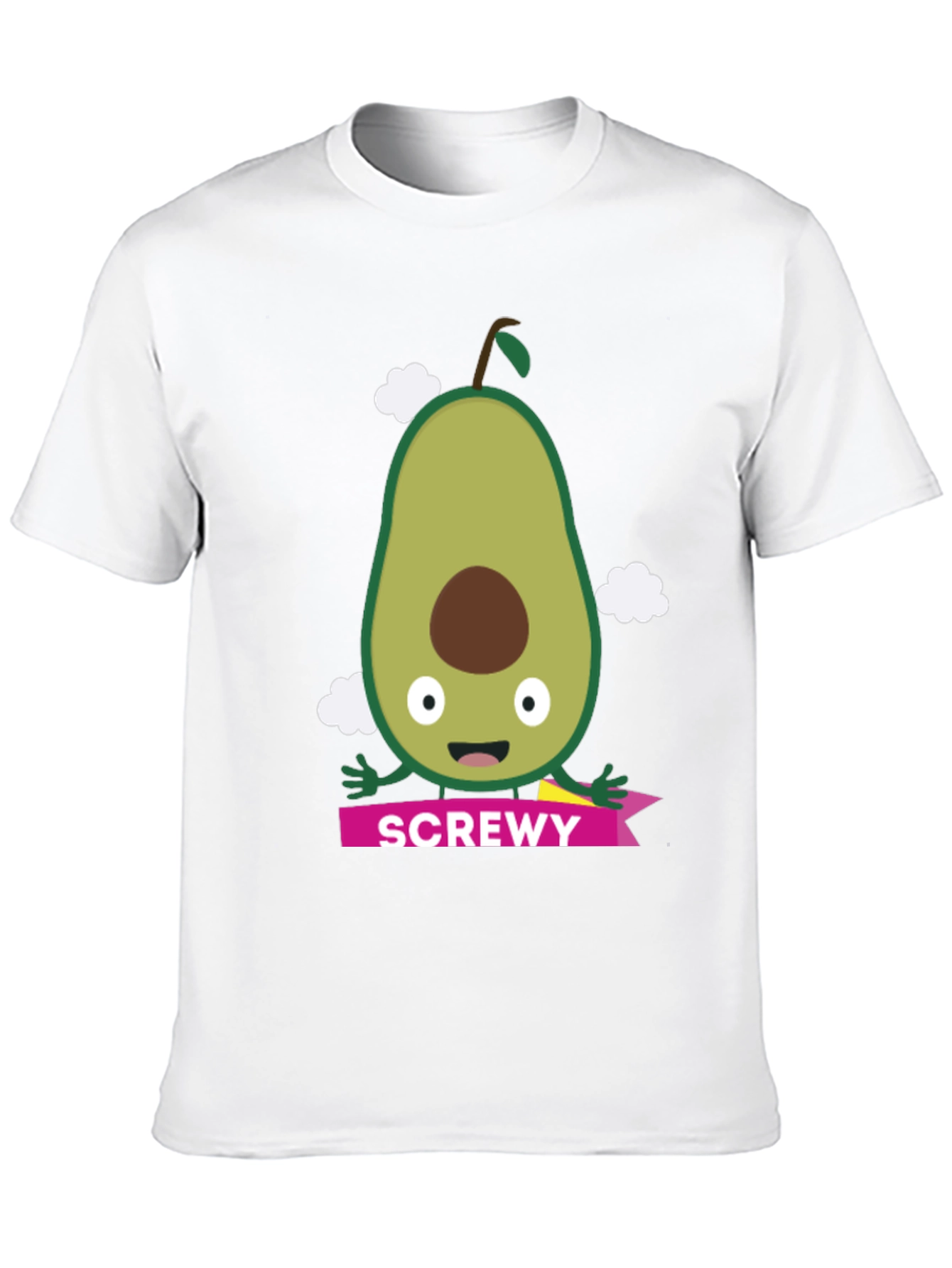 Camiseta Negra con Aguacate SCREWY