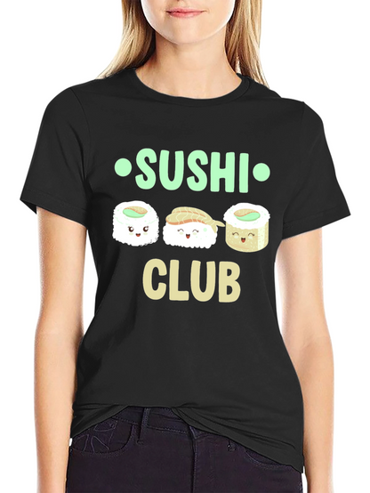 Camiseta Negra Sushi Club