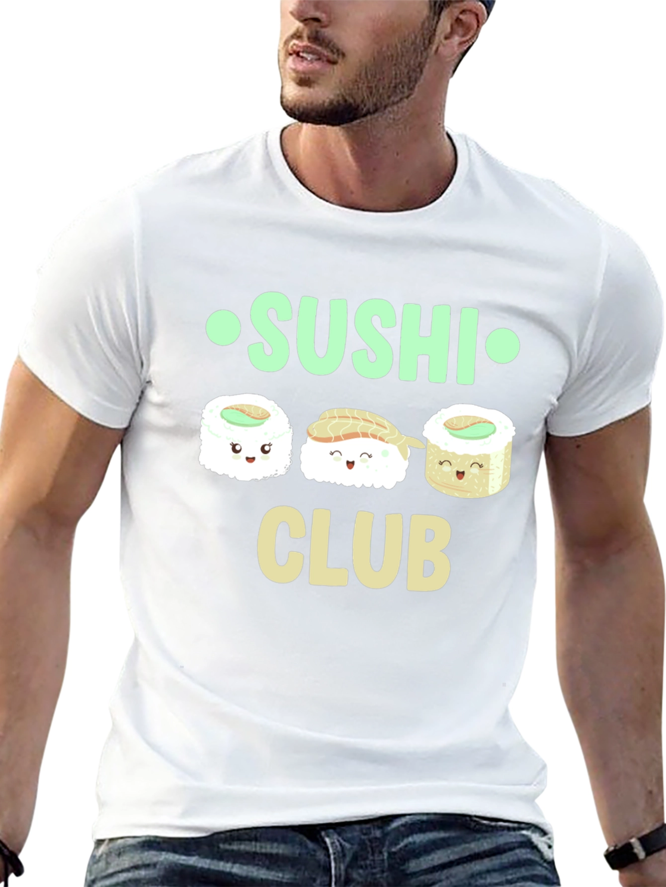 Camiseta Negra Sushi Club