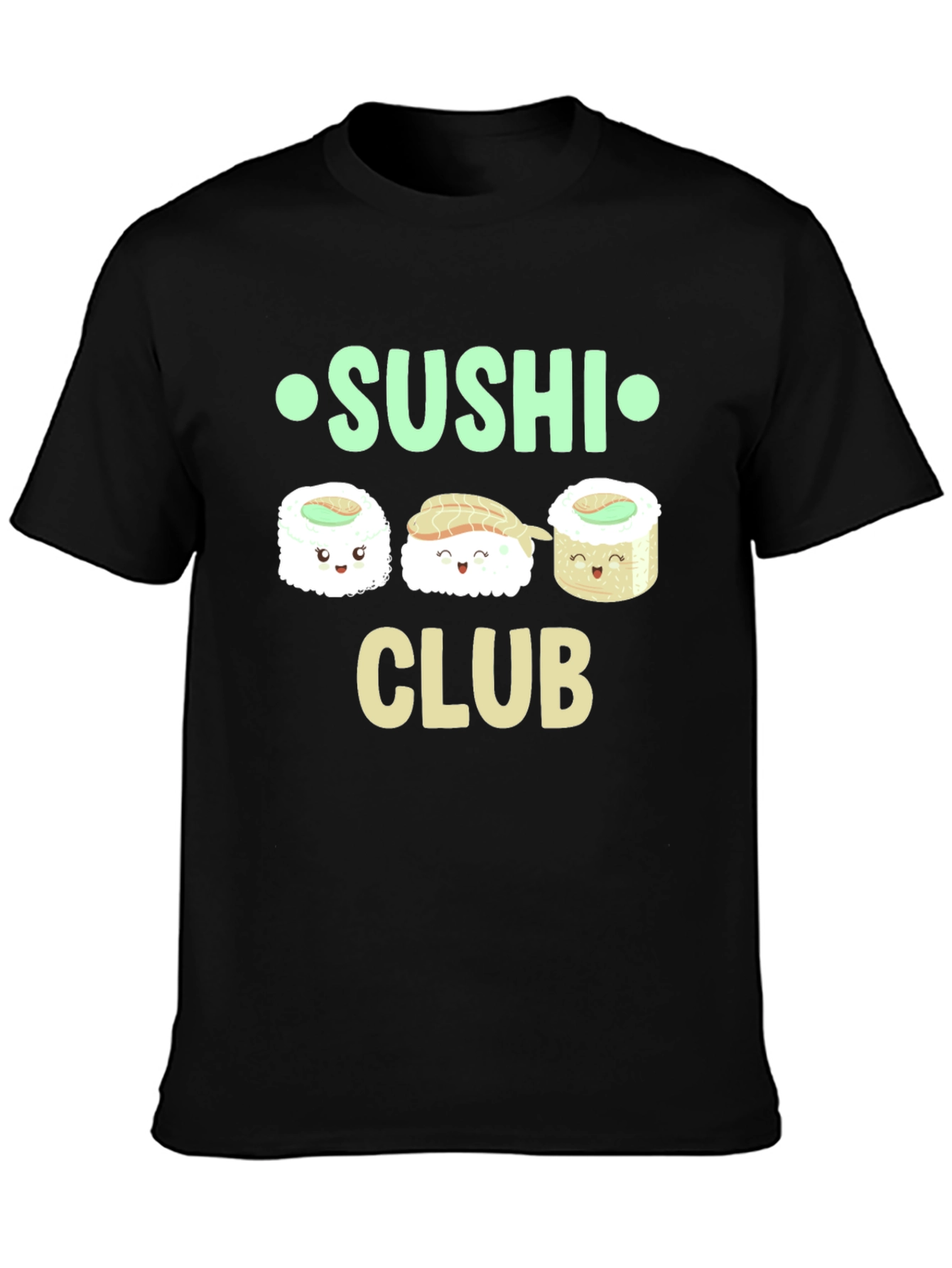 Camiseta Negra Sushi Club