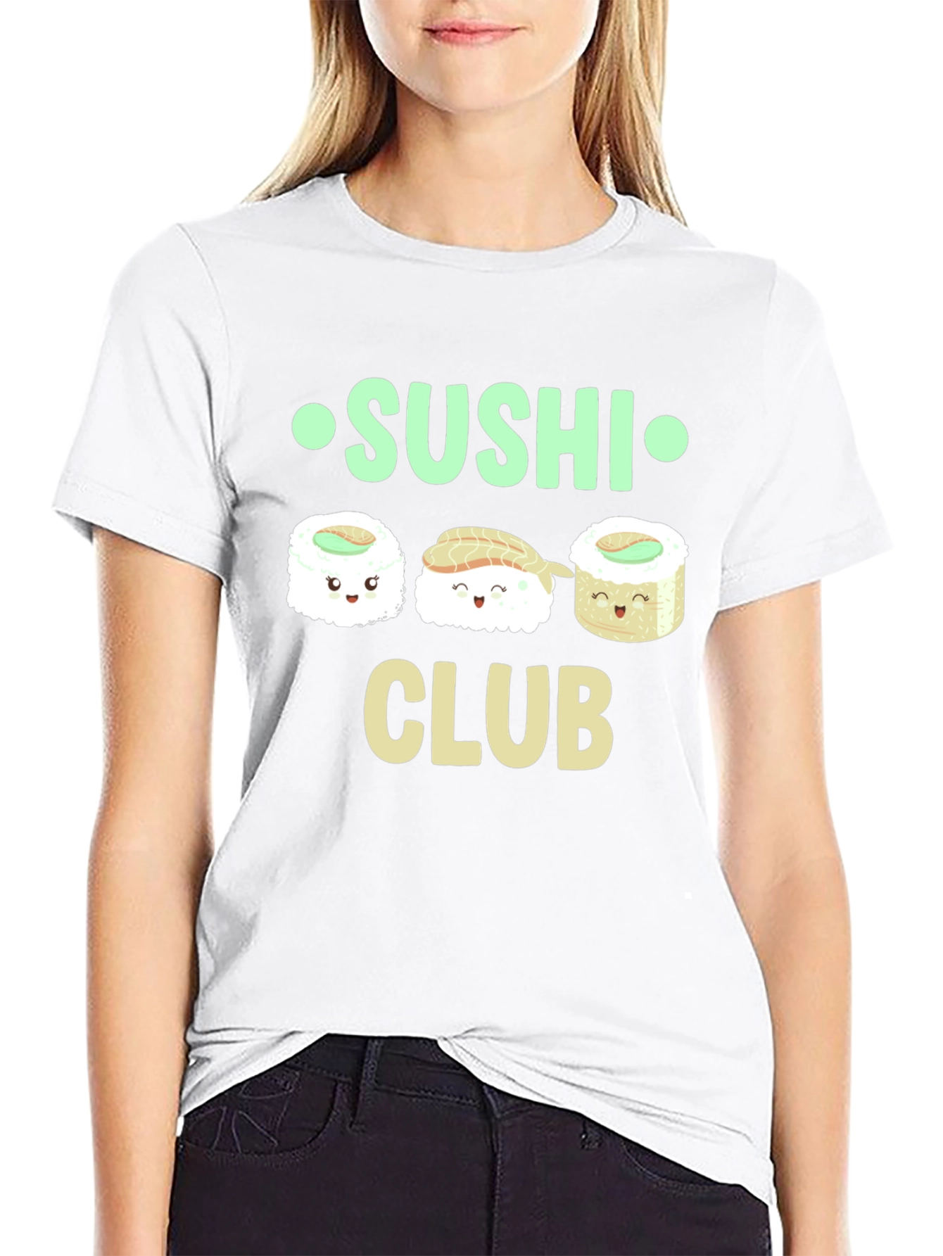 Camiseta Negra Sushi Club