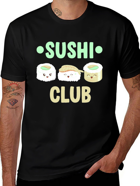 Camiseta Negra Sushi Club