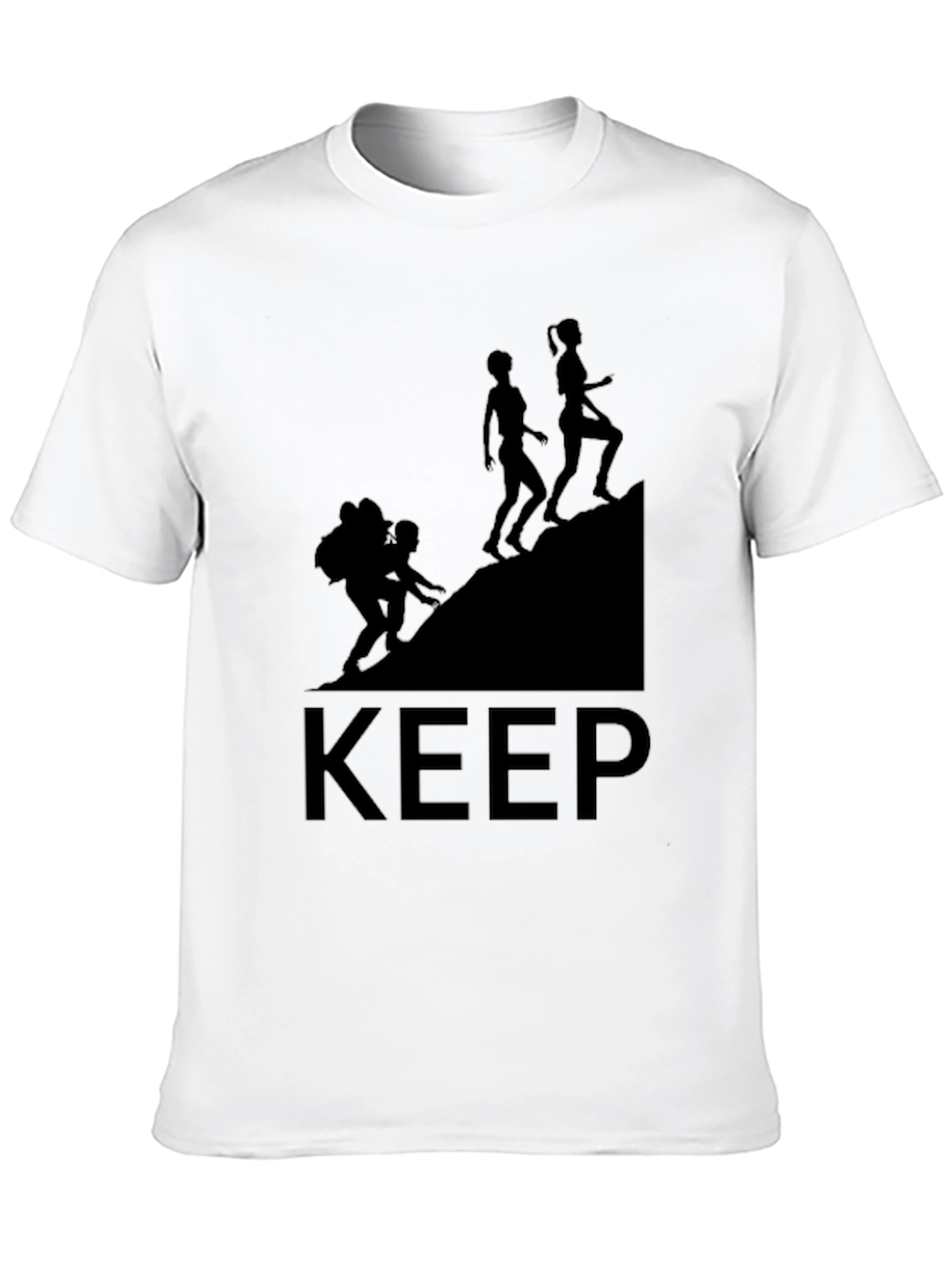 Camiseta Negra Keep Climbing