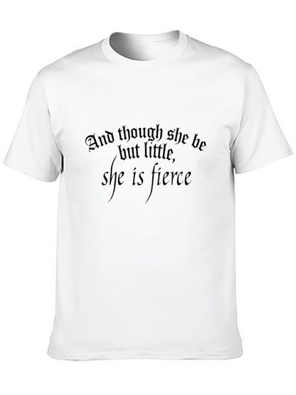 Camiseta Negra: Aunque pequeña es feroz